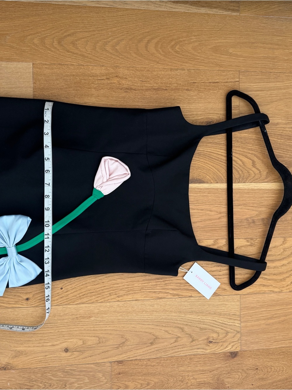 Sandy Liang Fairfield Dress with flower and bow - Picture 15 of 16